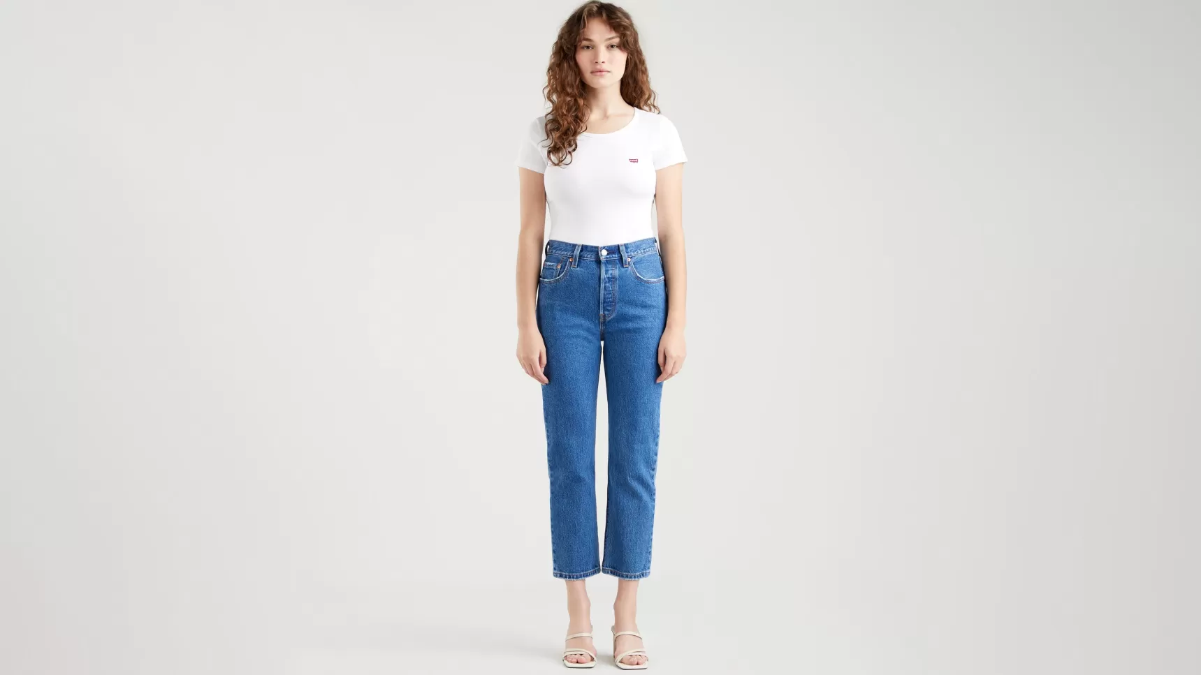 Discount 501® Crop Jeans Dames Jeans