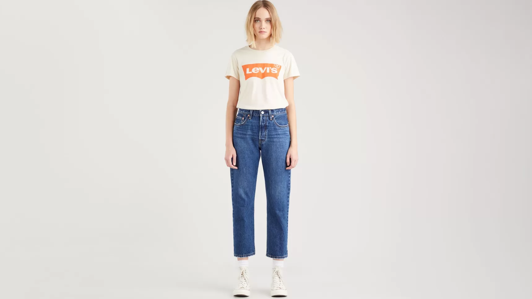 Clearance 501® Crop Jeans Dames Jeans