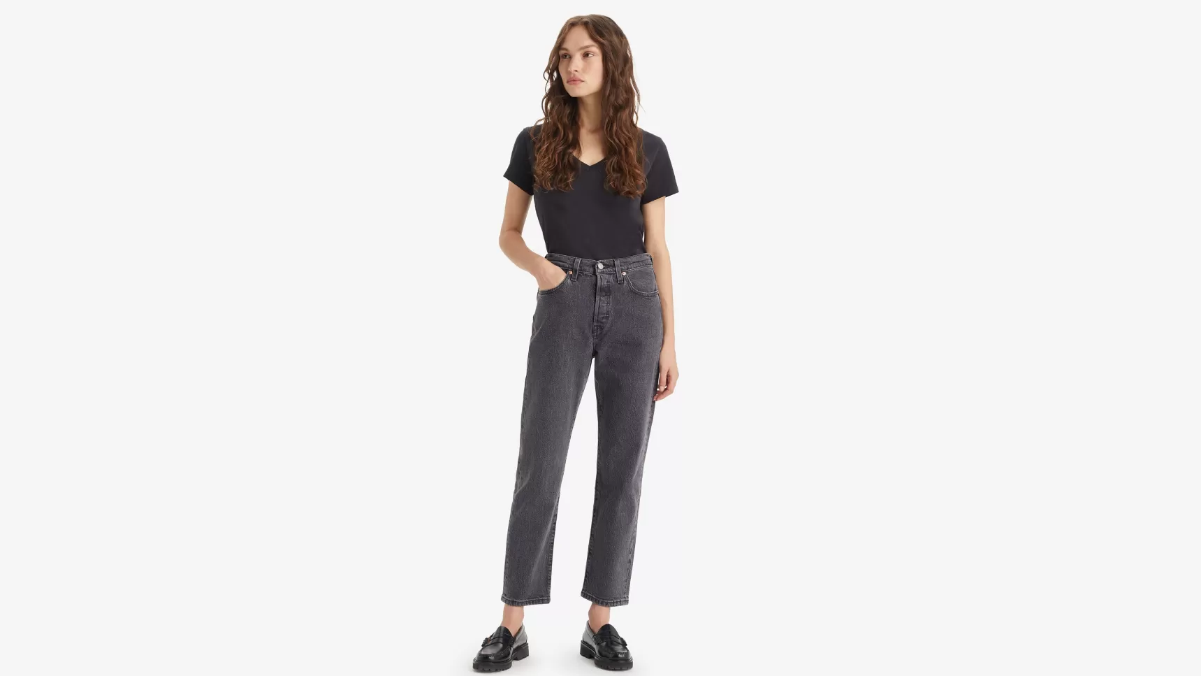 Outlet 501® Crop Jeans Dames Jeans