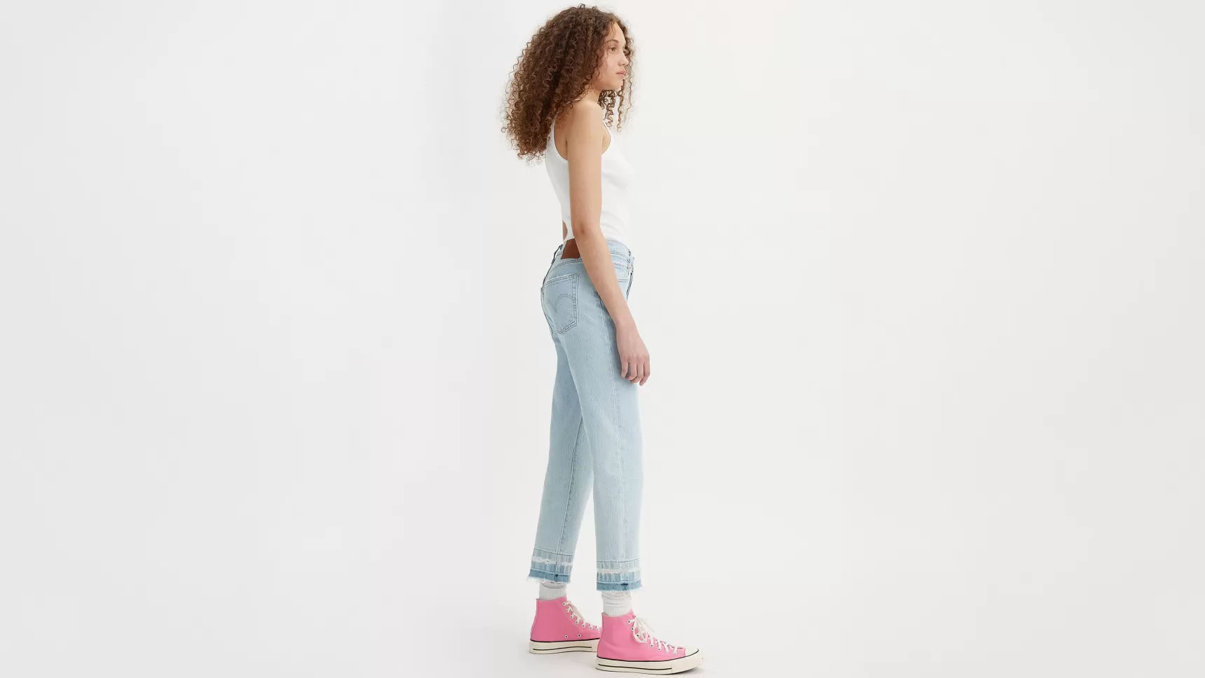 Hot 501® Crop Jeans Dames Jeans