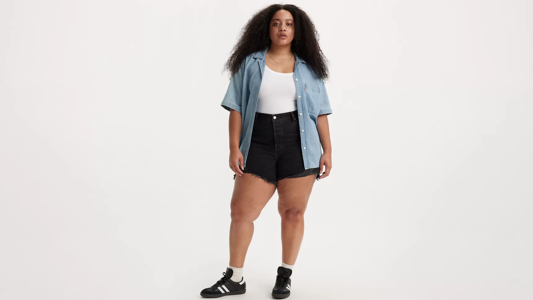 Hot 501® ® Original Short (Plus Size) Dames Shorts & Rokken