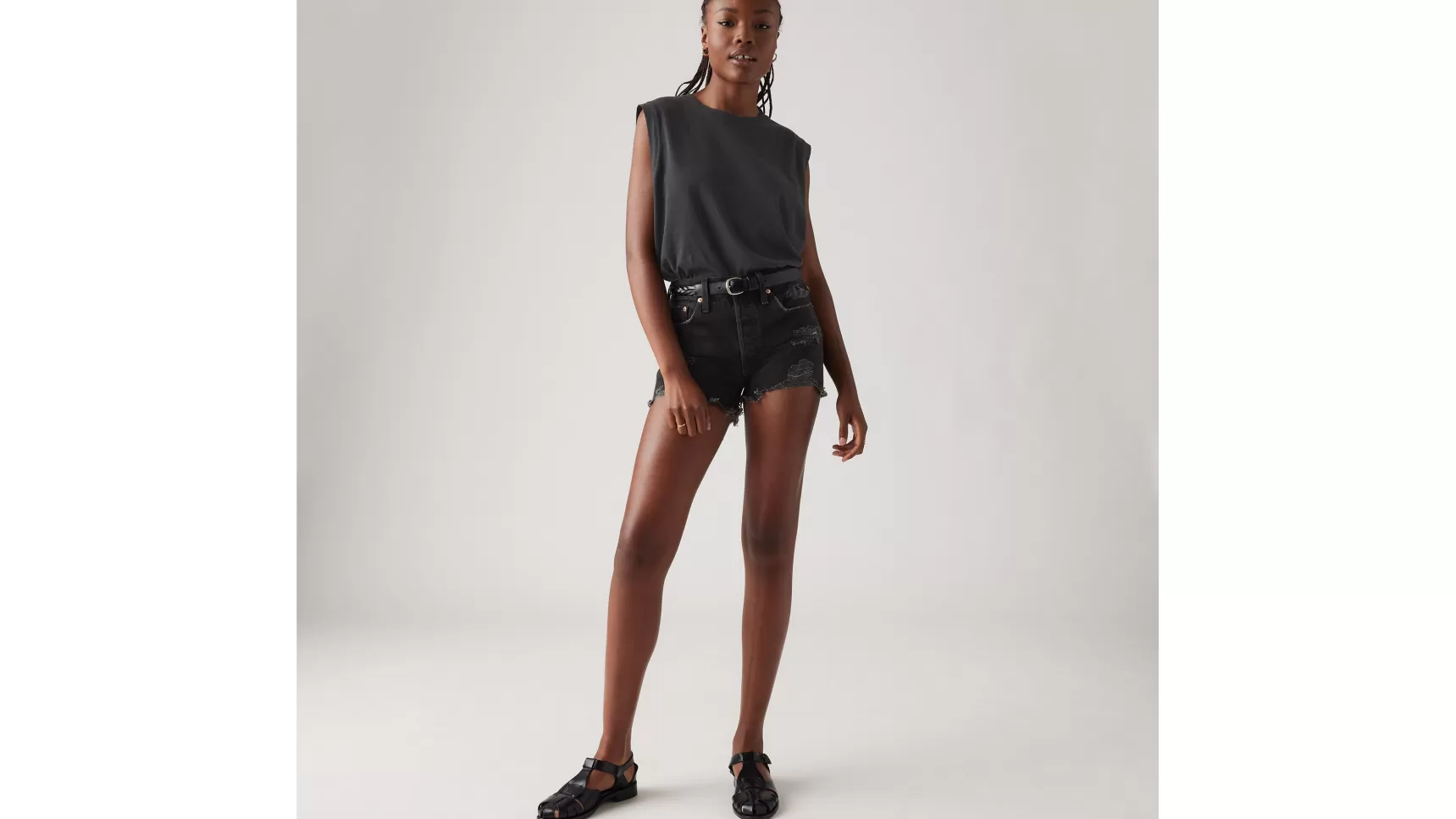Hot 501® Original Jeans Short Met Hoge Taille Dames Shorts & Rokken