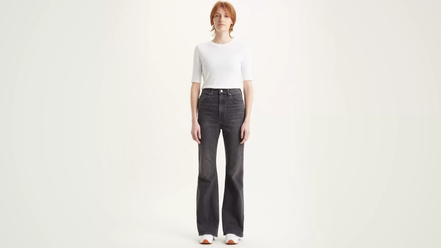 Flash Sale 70'S High Flare Jeans Dames Jeans