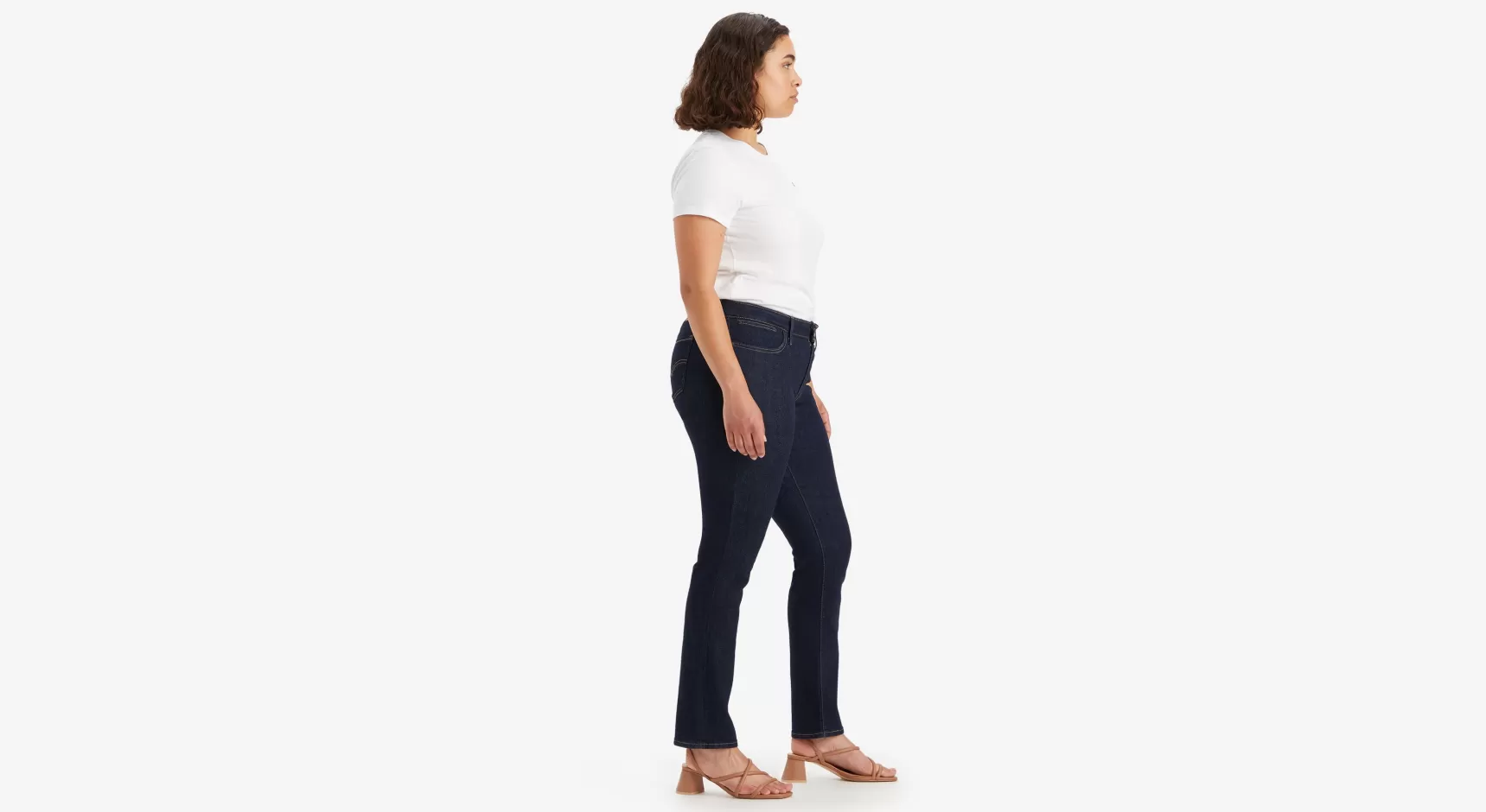 Online 712™ Slim Jeans Met Paspelzak Dames Jeans