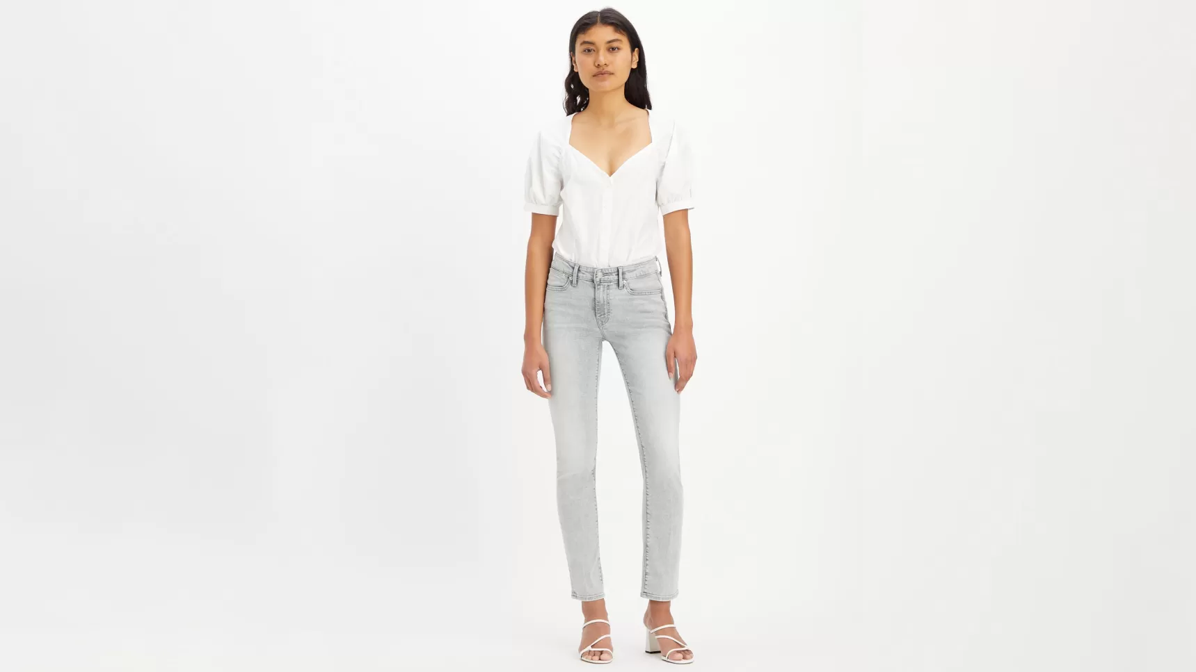 Hot 712™ Slim Jeans Met Paspelzak Dames Jeans