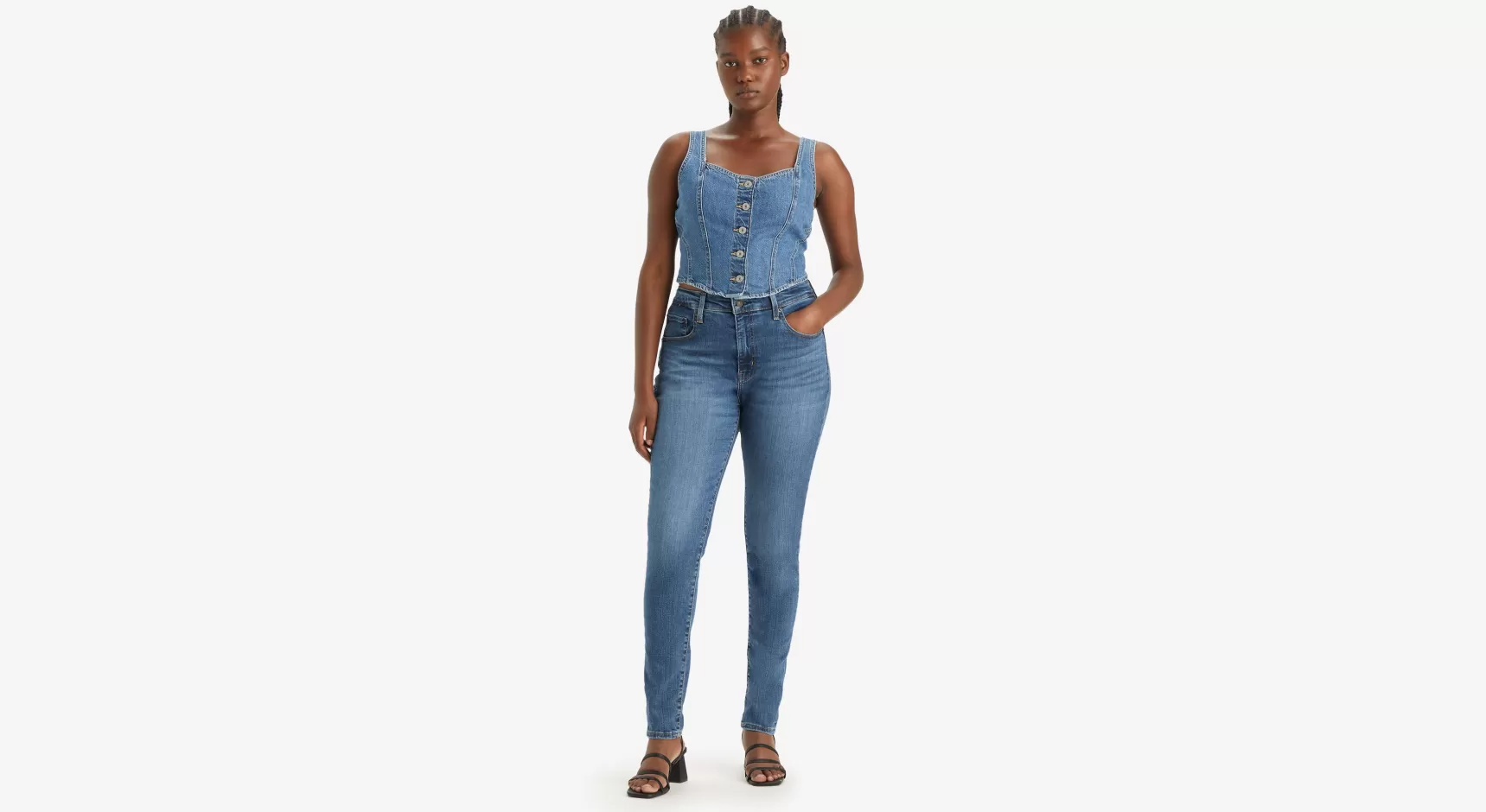 Outlet 721™ Skinny Jeans Met Hoge Taille Dames Jeans