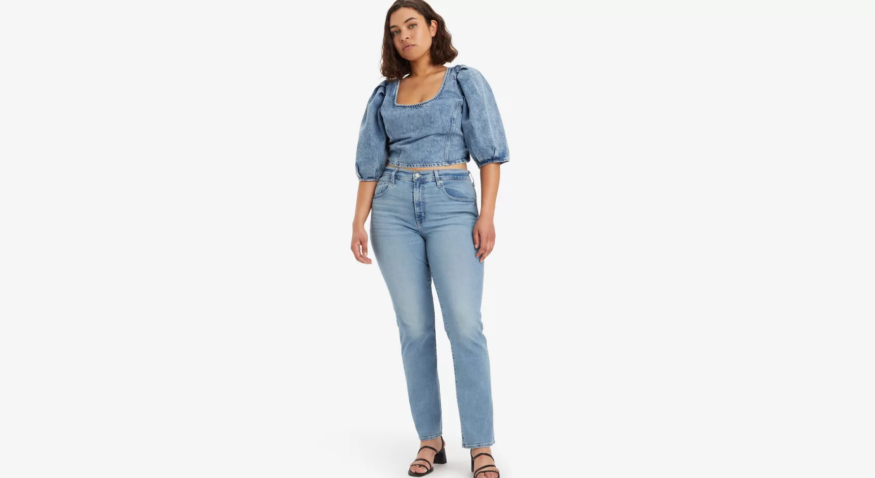 New 724™ Rechte Jeans Met Hoge Taille Dames Jeans