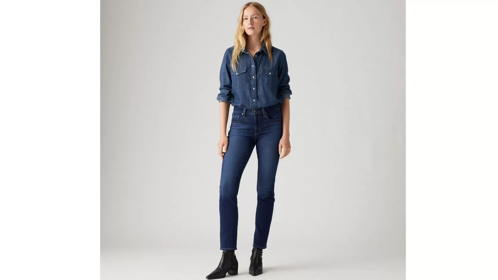 Discount 724™ Rechte Jeans Met Hoge Taille Dames Jeans