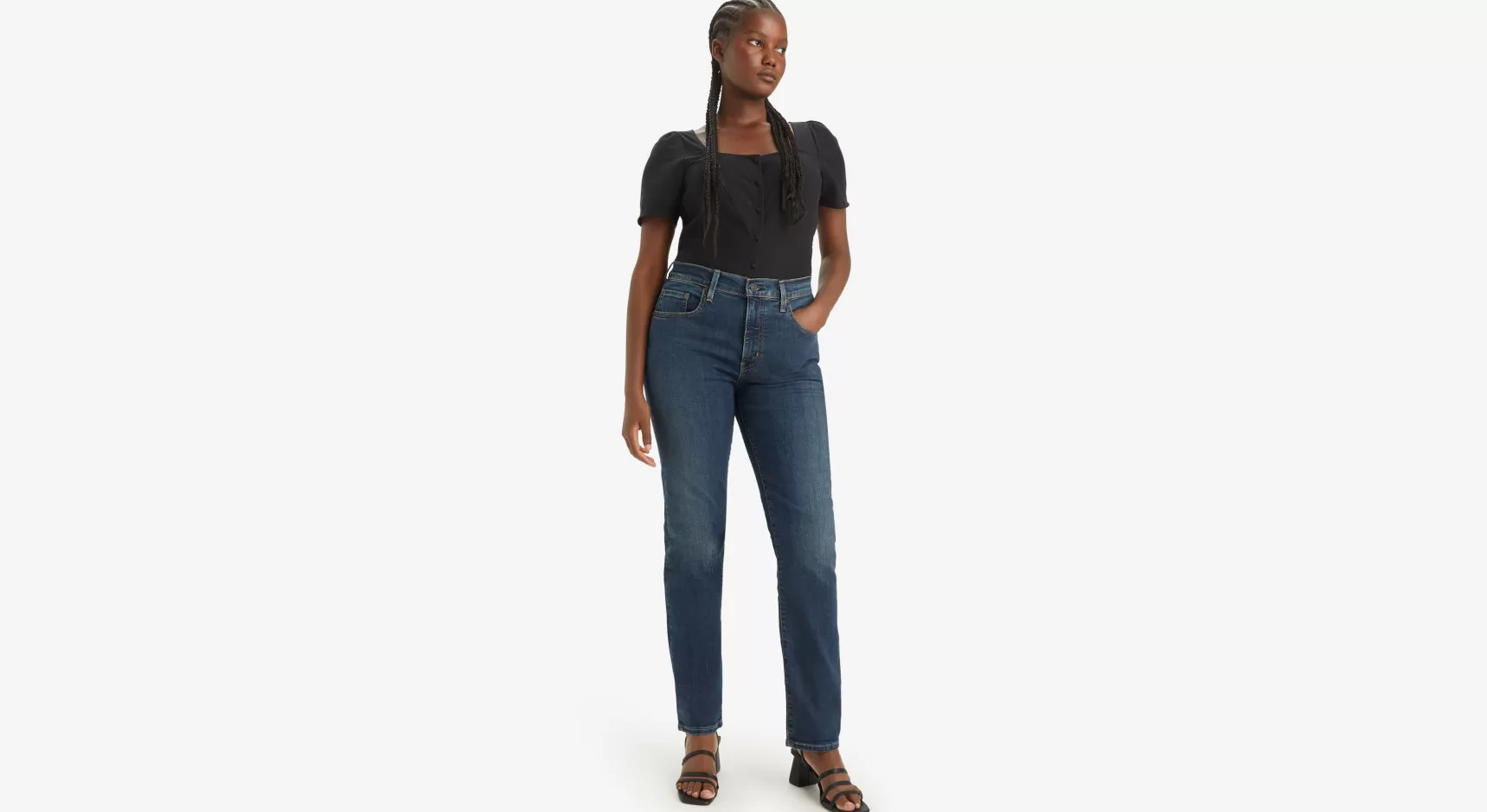 Online 724™ Rechte Jeans Met Hoge Taille Dames Jeans