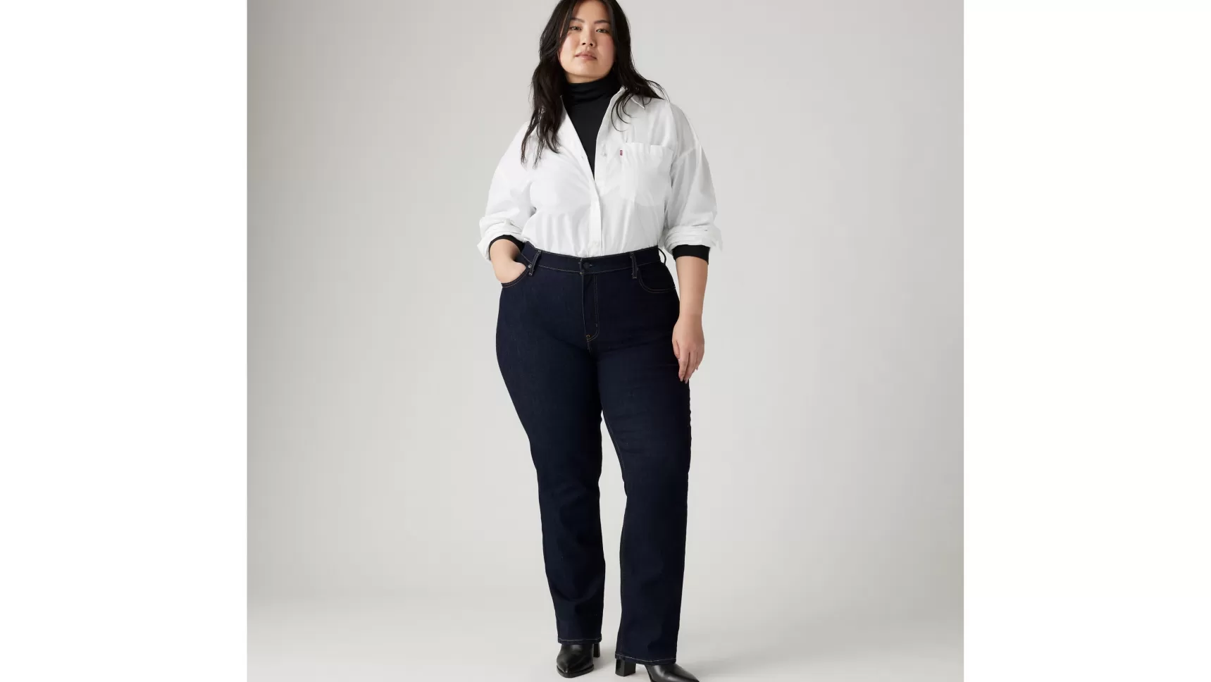 Outlet 724™ Rechte Jeans Met Hoge Taille (Plus Size) Dames Jeans