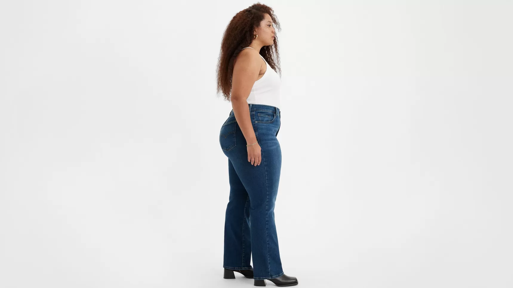 Clearance 724™ Rechte Jeans Met Hoge Taille (Plus Size) Dames Jeans