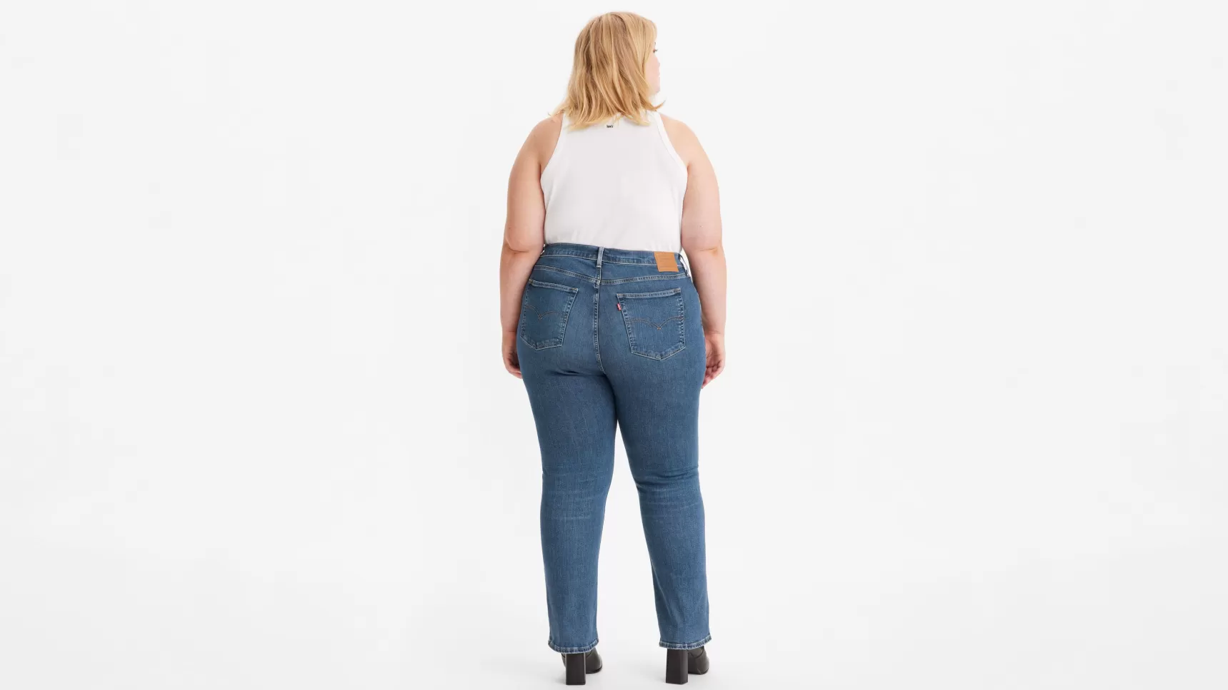 Clearance 724™ Rechte Jeans Met Hoge Taille (Plus Size) Dames Jeans