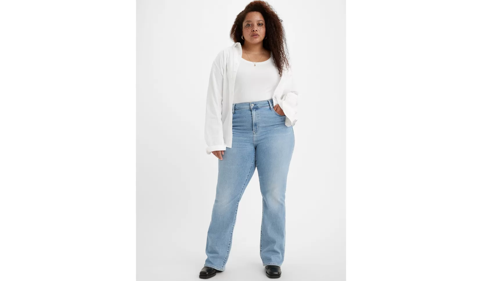 Cheap 725™ Bootcut Jeans Met Hoge Taille (Plus Size) Dames Jeans