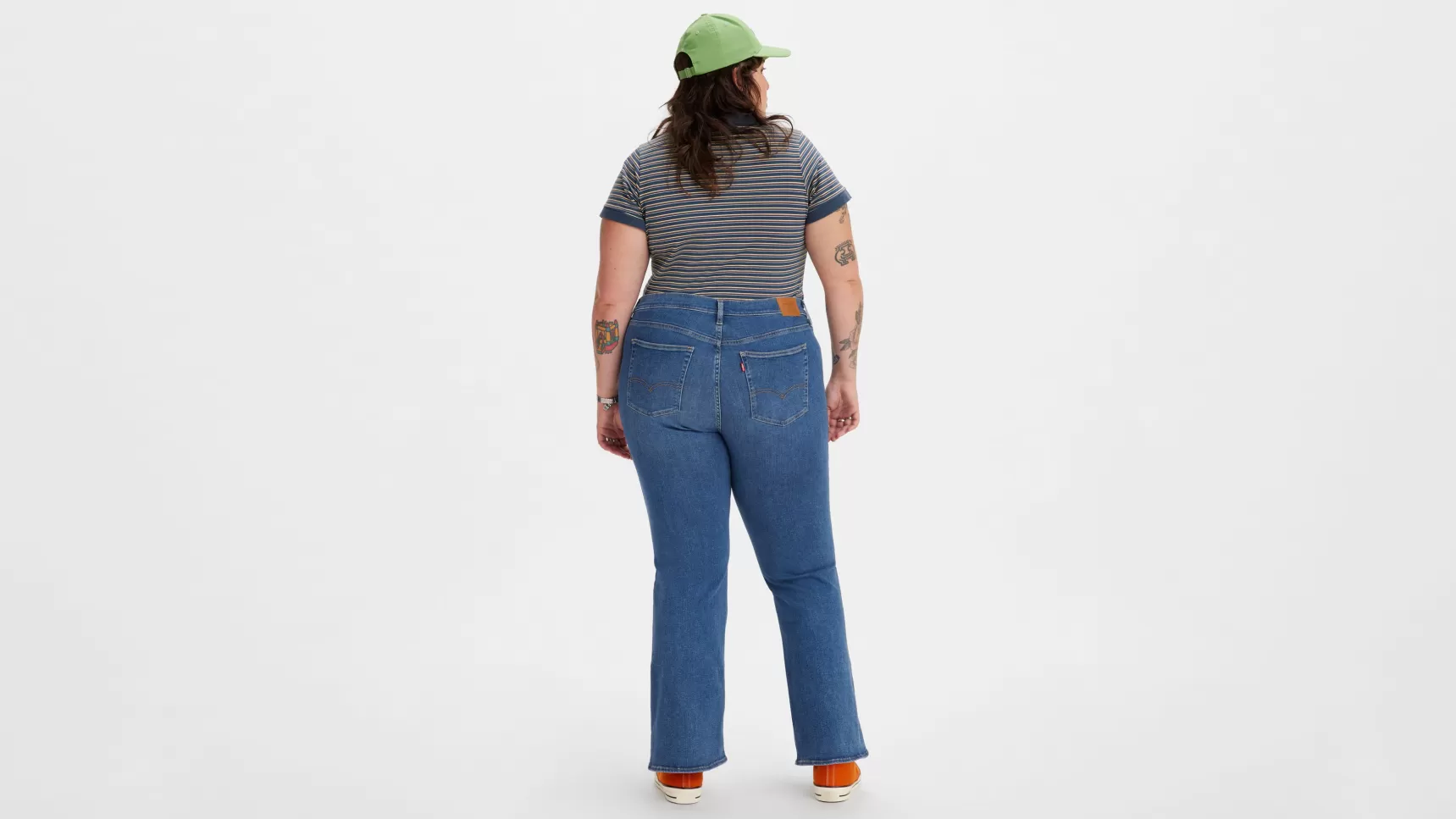 Outlet 726™ Flare Jeans Met Hoge Taille (Plus Size) Dames Jeans