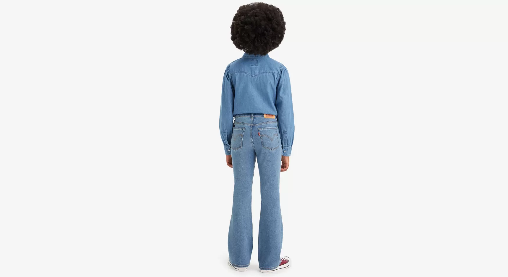 Fashion 726™ Flare Jeans Met Hoge Taille Voor Tieners Kinderen Tiener