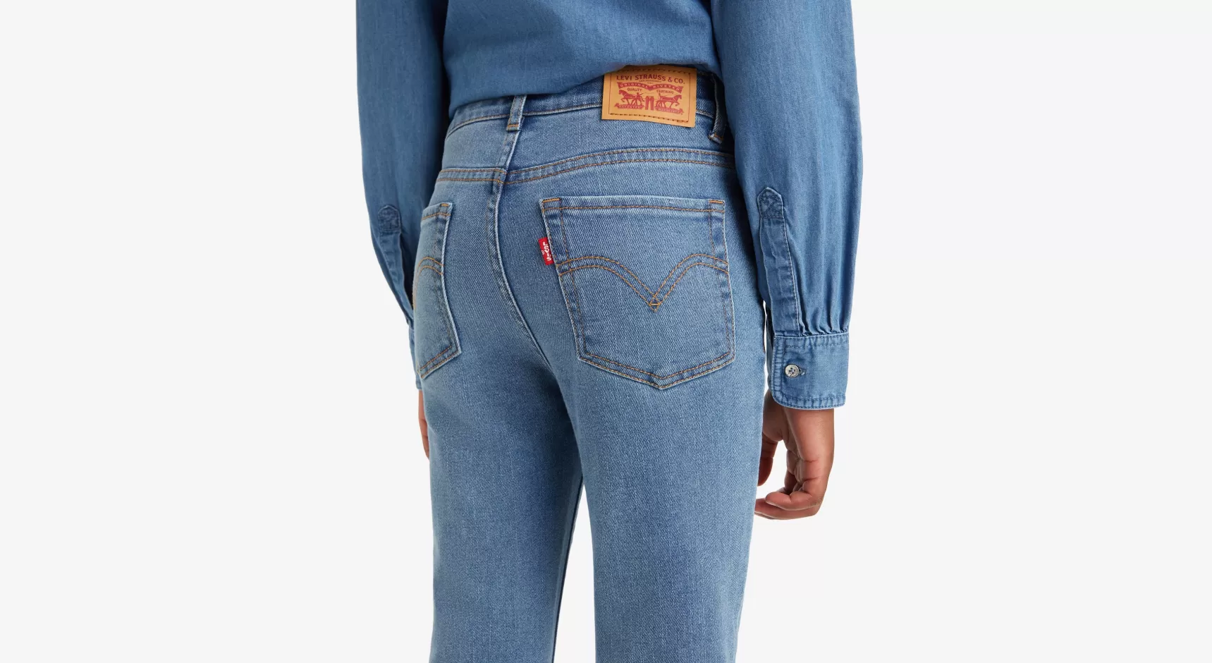 Fashion 726™ Flare Jeans Met Hoge Taille Voor Tieners Kinderen Tiener