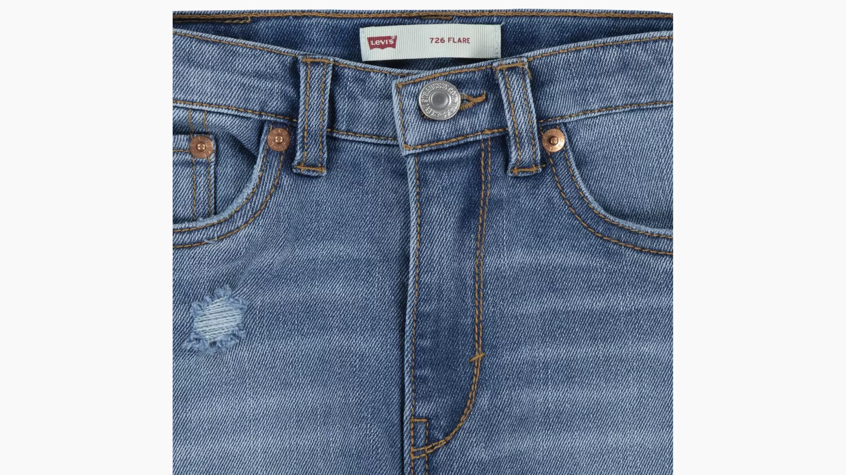 Fashion 726™ Flare Jeans Met Hoge Taille Voor Tieners Kinderen Tiener