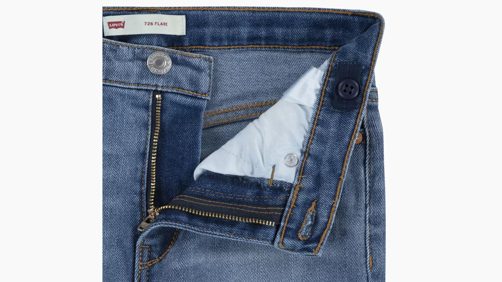 Fashion 726™ Flare Jeans Met Hoge Taille Voor Tieners Kinderen Tiener