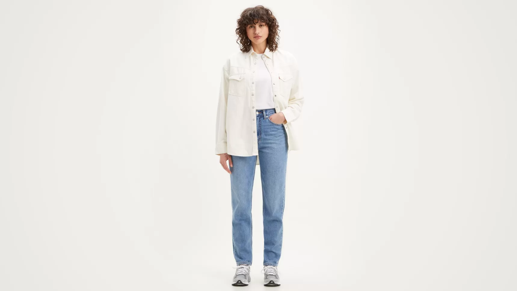 Store 80'S Mom-Jeans Dames Jeans