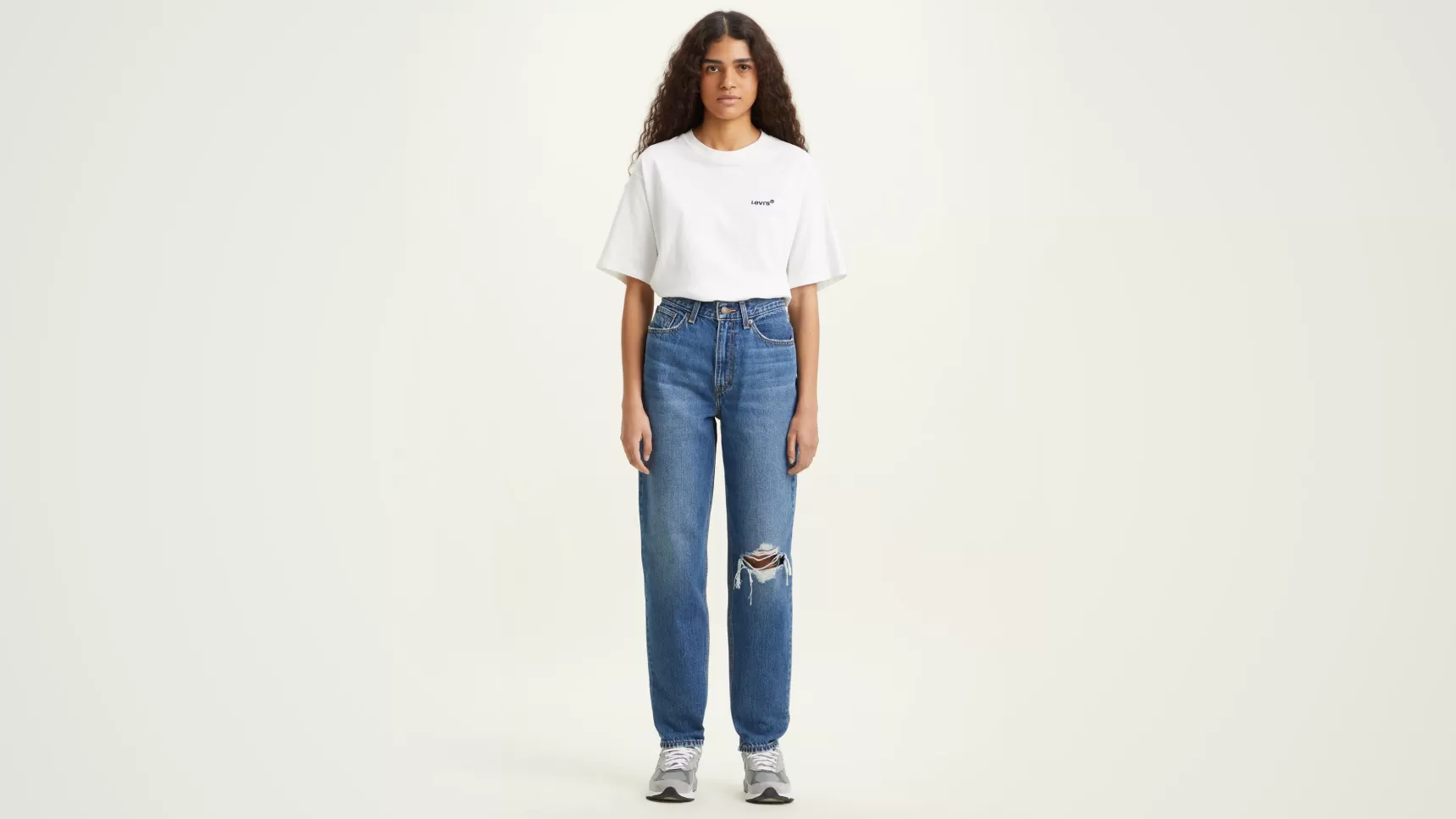 Cheap 80'S Mom-Jeans Dames Jeans