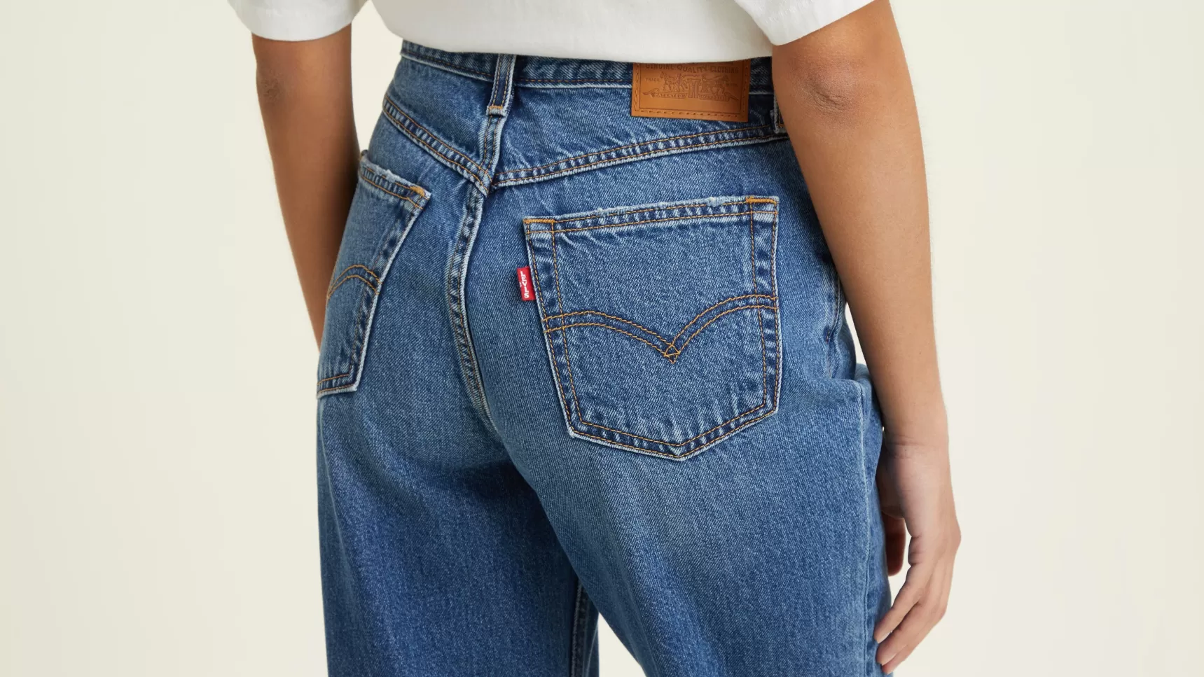 Cheap 80'S Mom-Jeans Dames Jeans