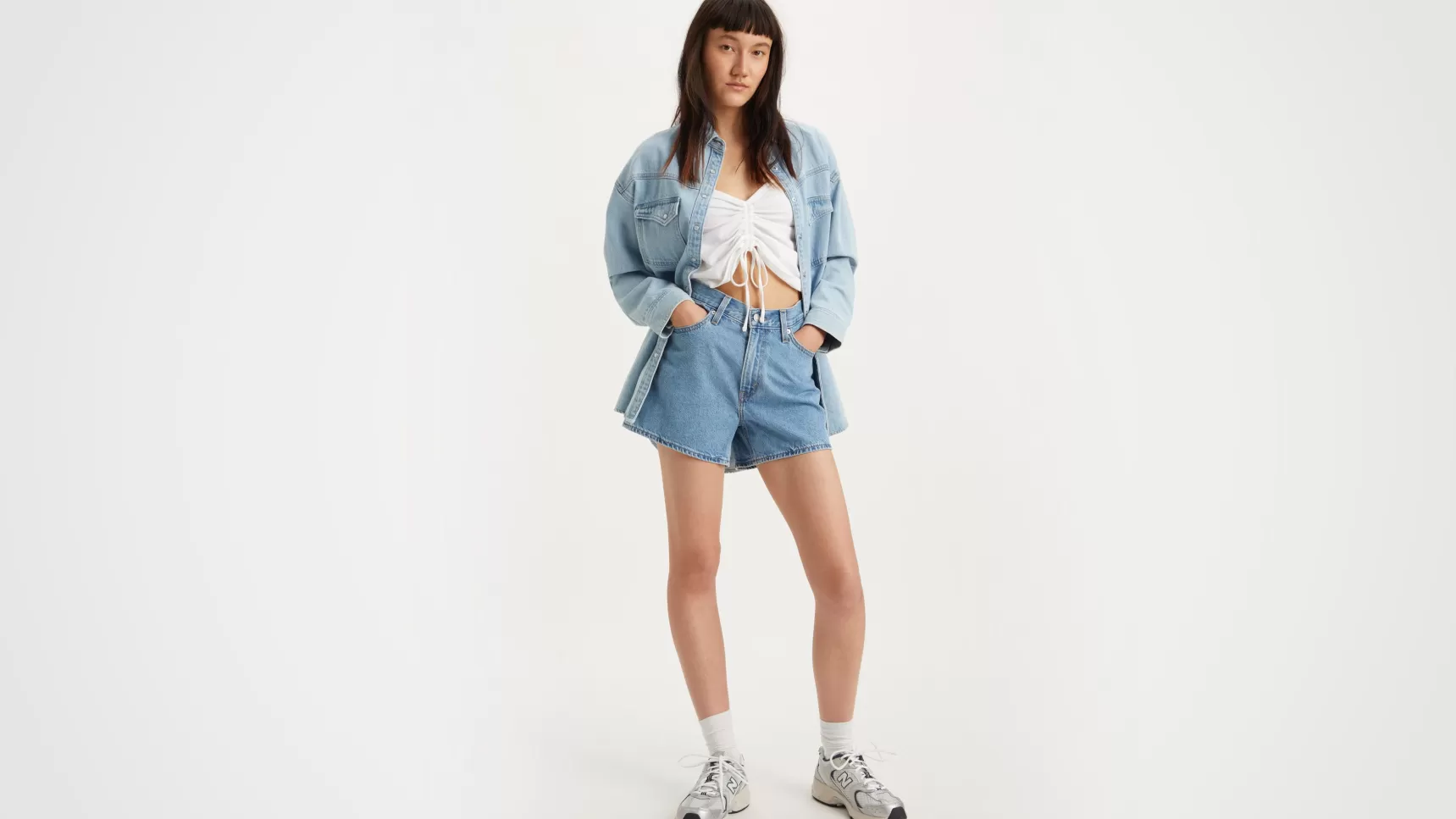 Shop 80'S Mom-Short Dames Shorts & Rokken