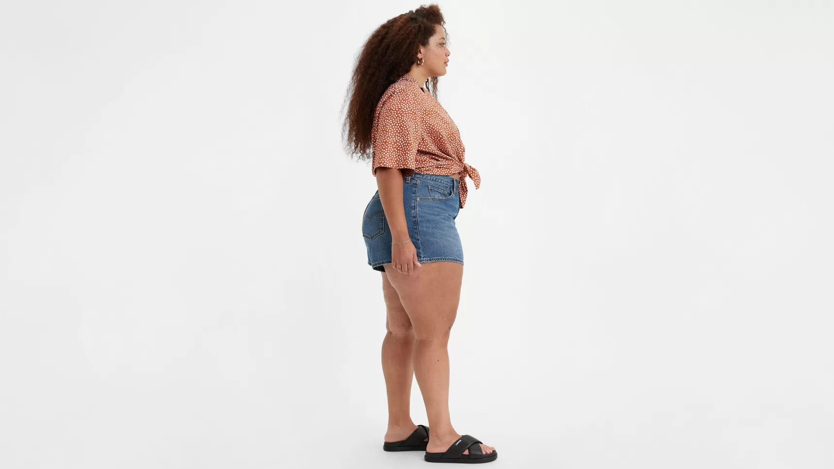 Flash Sale 80'S Mom-Short (Plus-Maat) Dames Shorts & Rokken