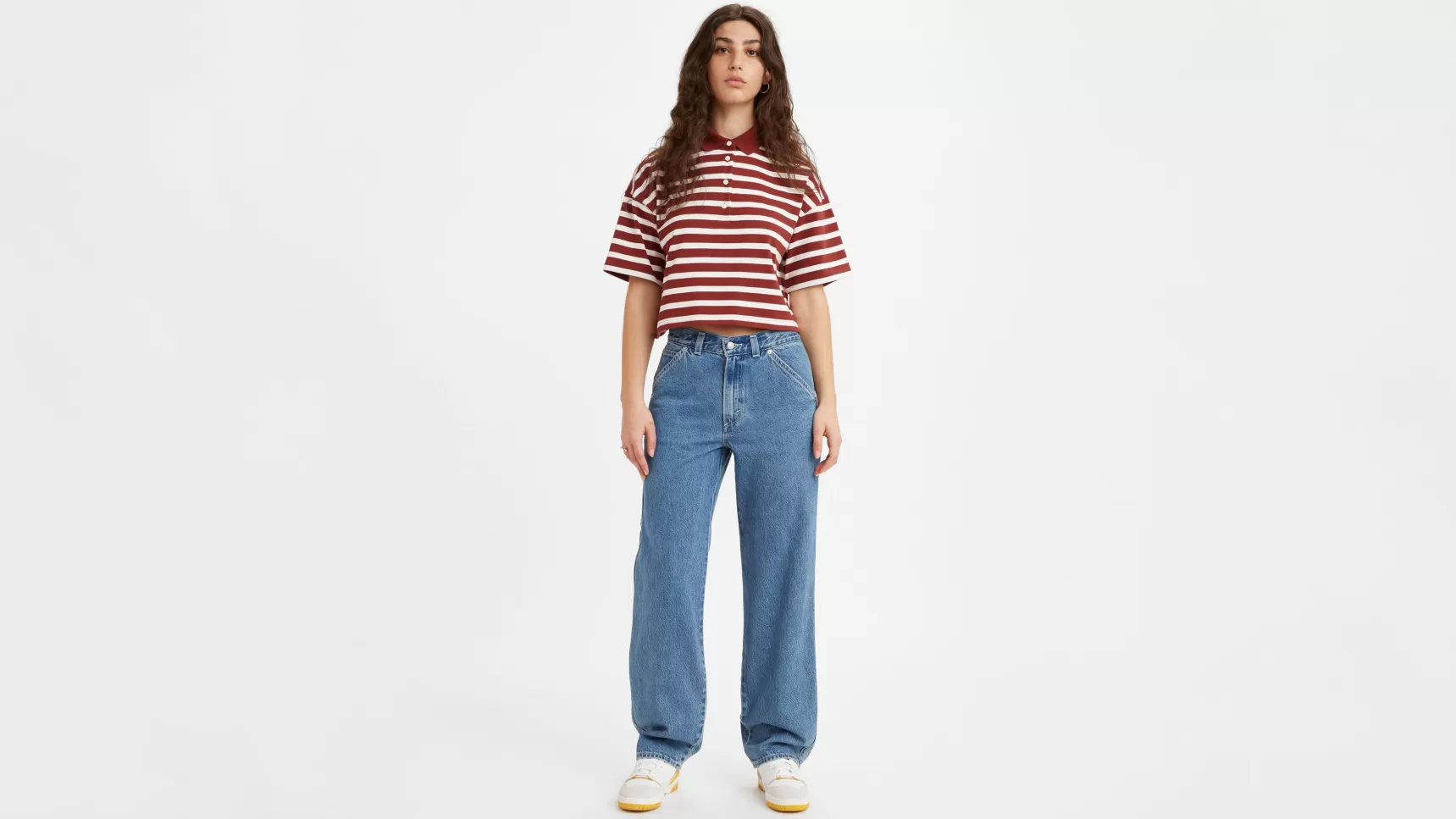 Discount Baggy Dad Utility Jeans Dames Jeans