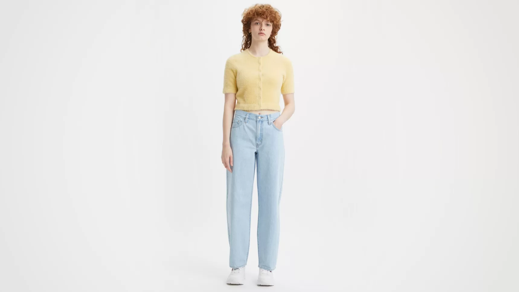 Hot Baggy Dad-Jeans Dames Jeans