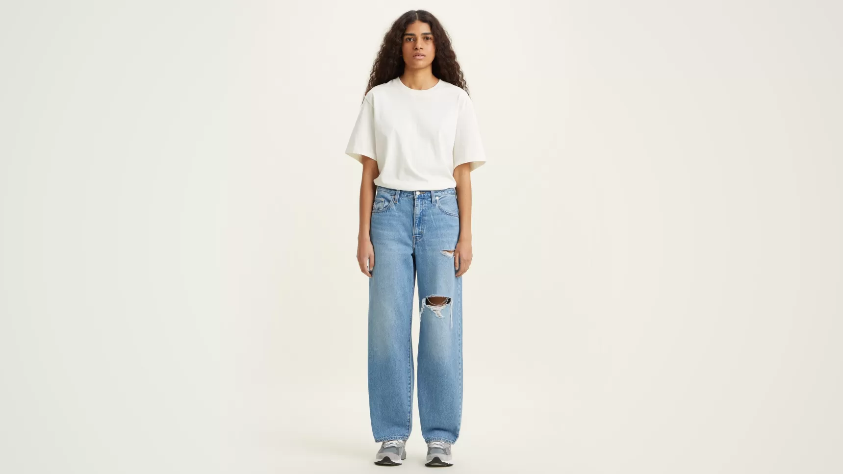 Fashion Baggy Dad-Jeans Dames Jeans