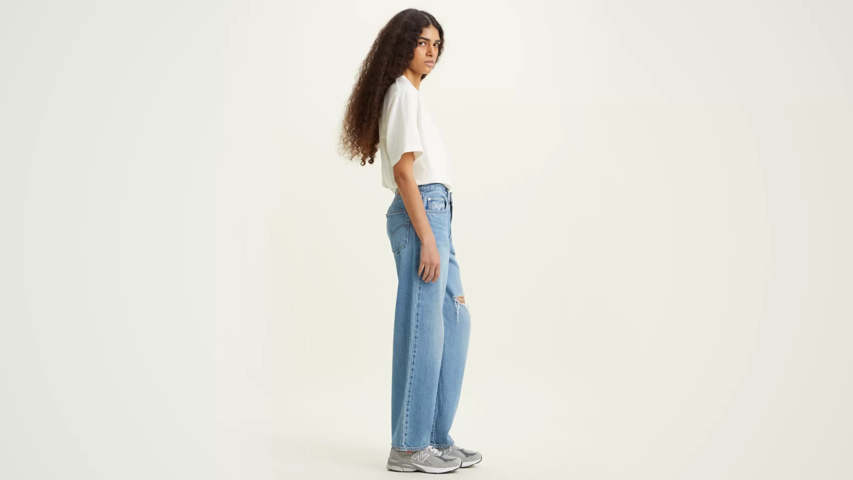 Fashion Baggy Dad-Jeans Dames Jeans