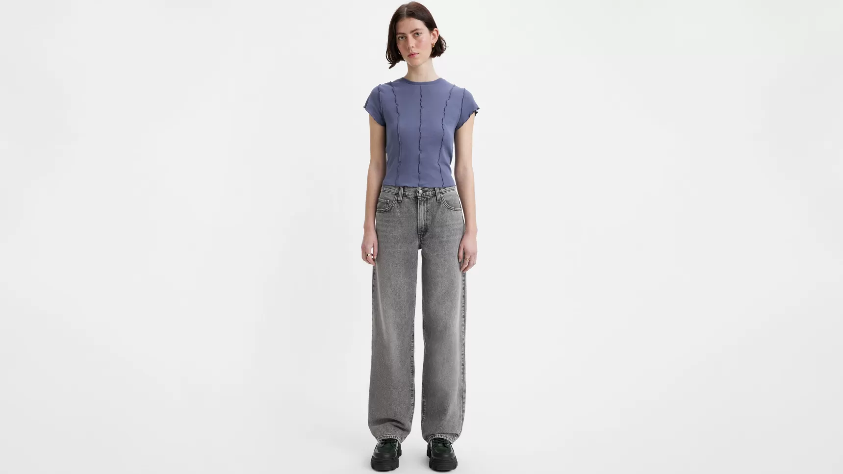 Cheap Baggy Dad-Jeans Dames Jeans