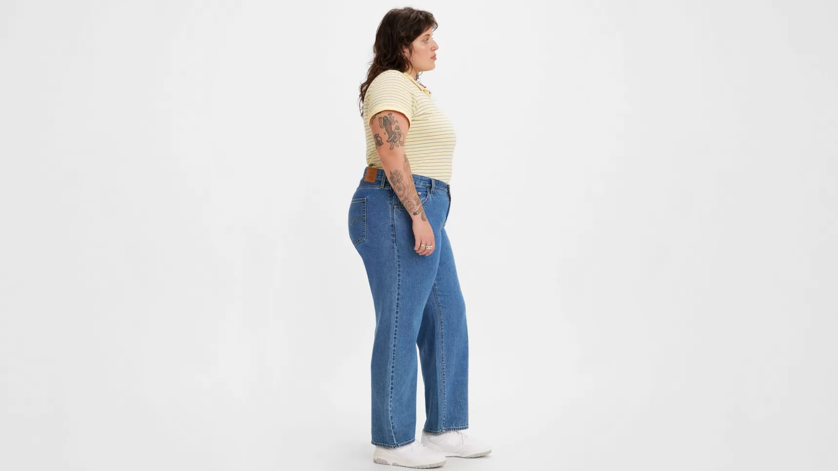 Store Baggy Dad-Jeans (Plus Size) Dames Jeans