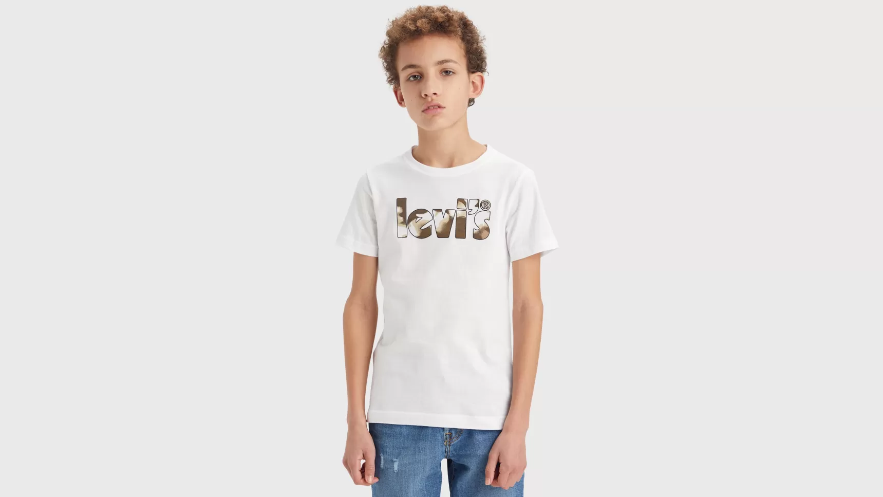 Fashion Camouflage Poster Logo T-Shirt Kinderen Tiener