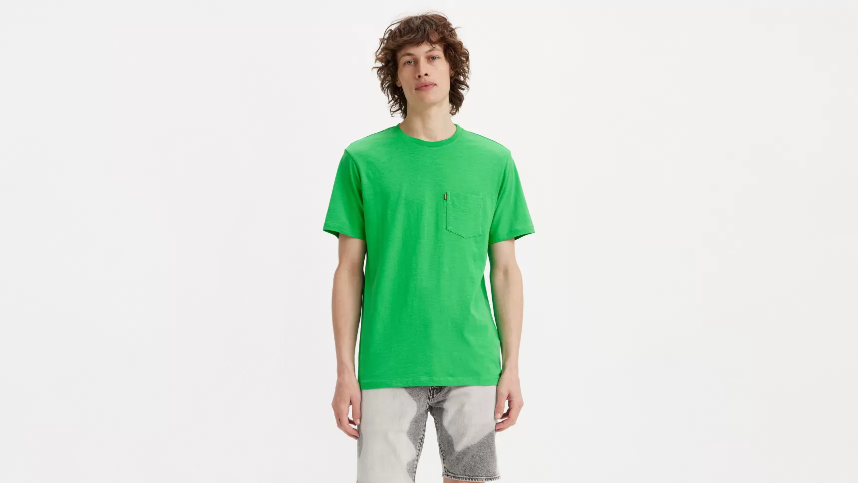 Online Classic Pocket T-Shirt Met Korte Mouw Heren T-Shirts