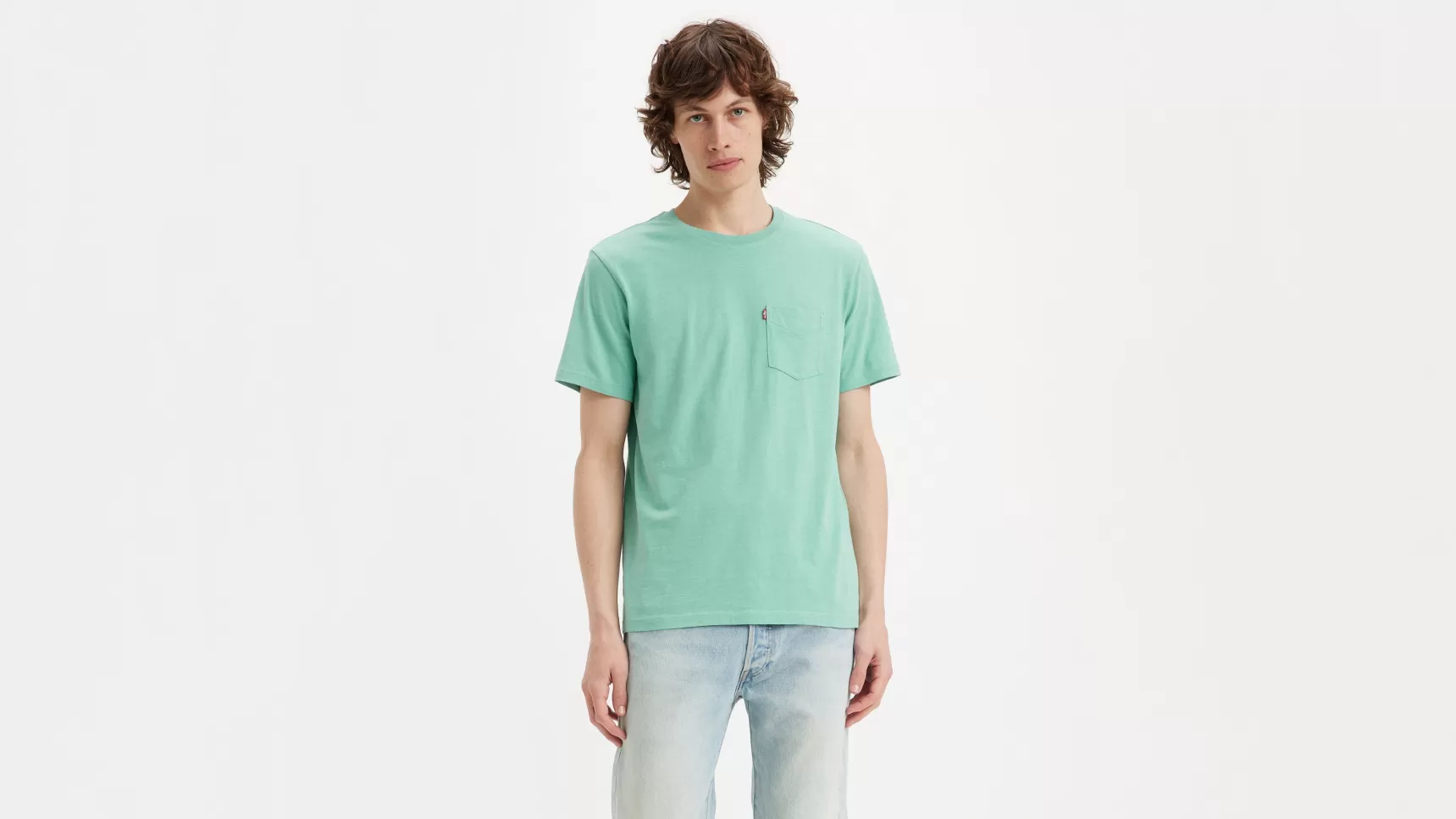 Clearance Classic Pocket T-Shirt Met Korte Mouw Heren T-Shirts