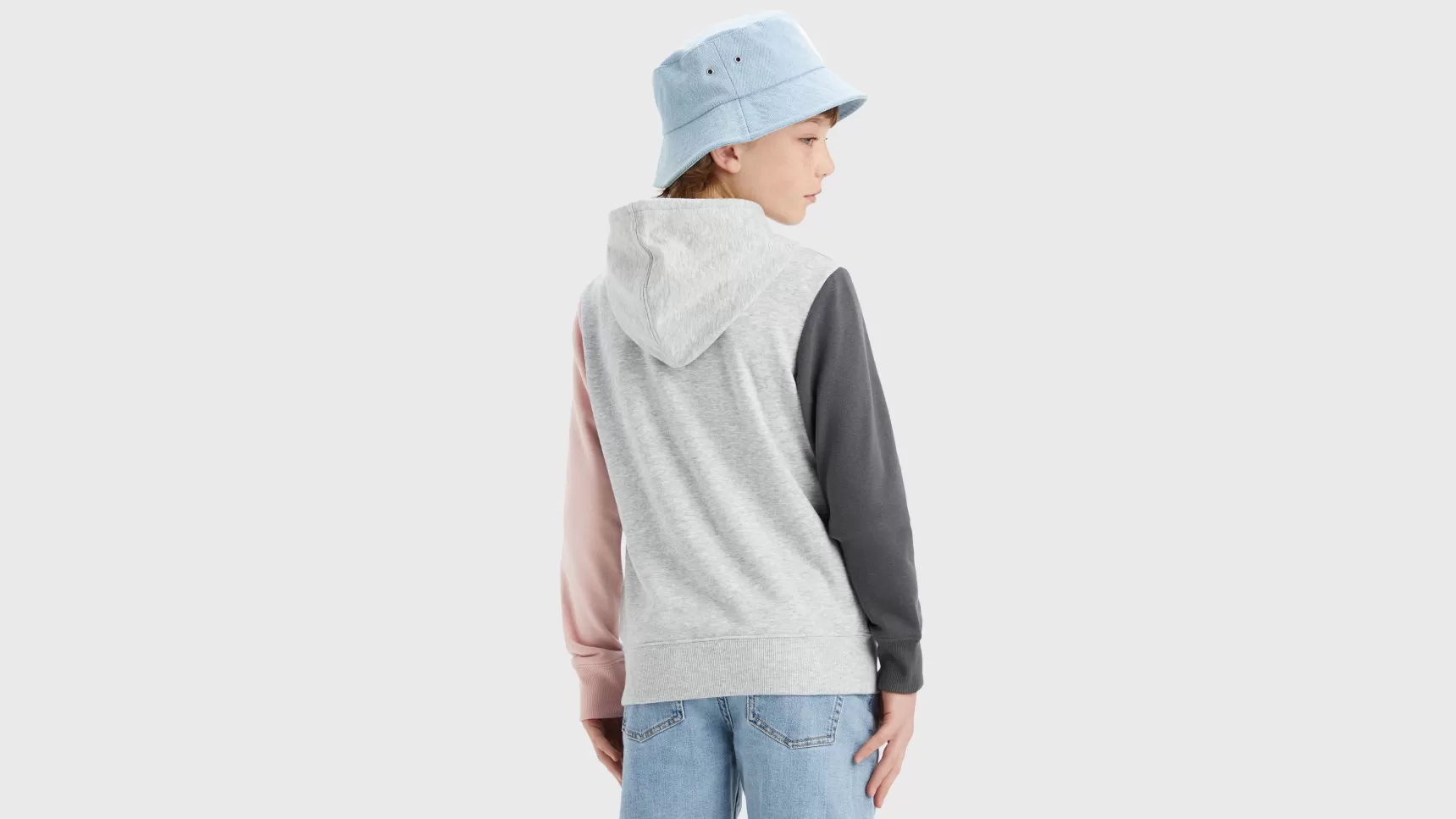 Cheap Colorblock Hoodie Kinderen Tiener