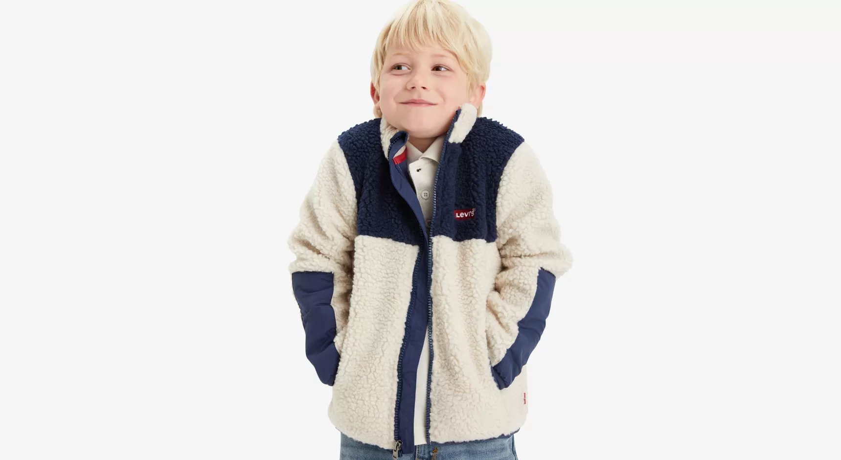 Sale Colorblock Sherpa Jack Voor Kinderen Kinderen Peuter & Kids