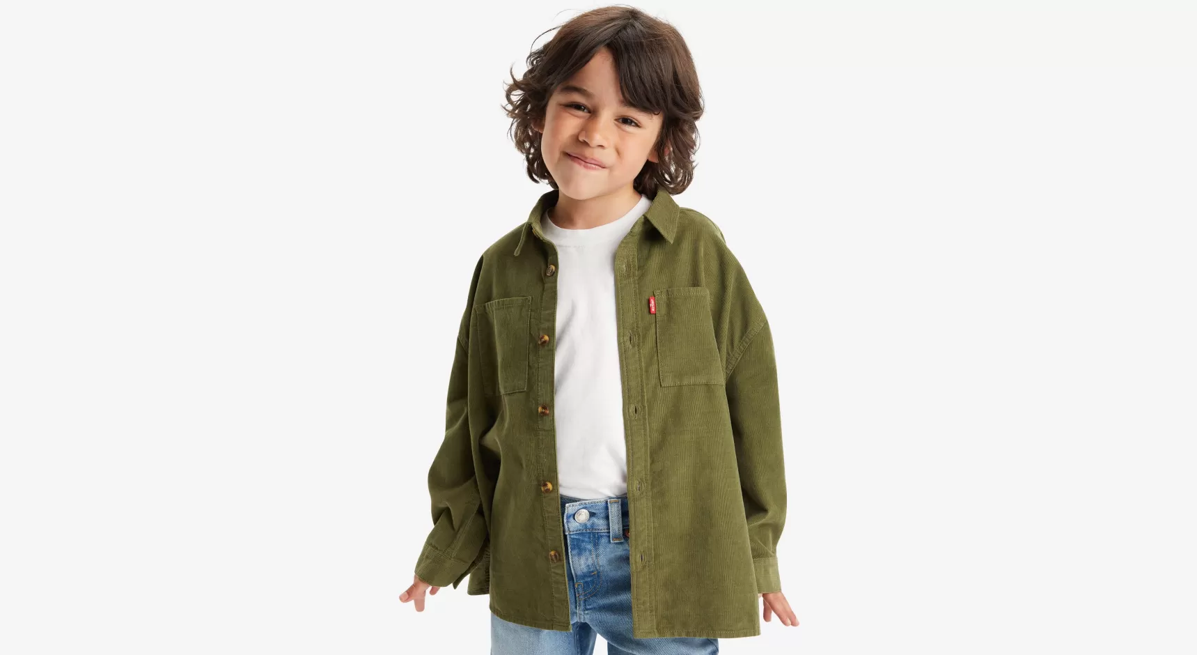 Sale Corduroy Overhemd Met Knoopsluiting Voor Kinderen Kinderen Peuter & Kids