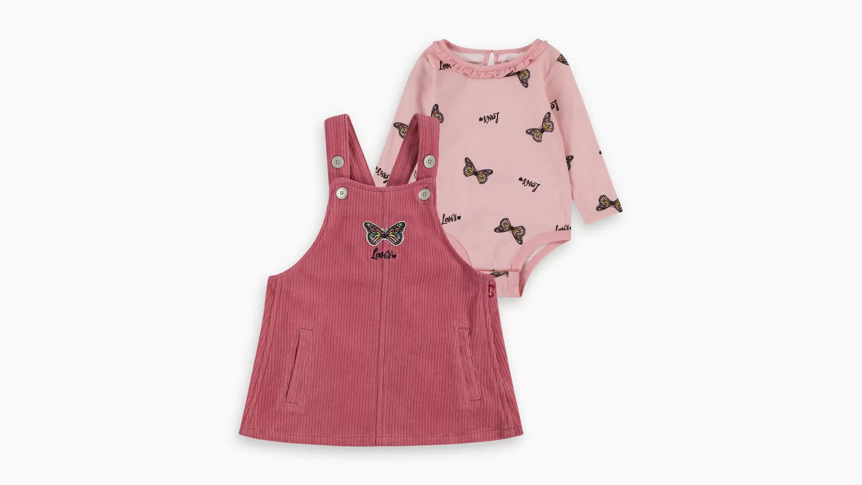 Outlet Corduroy Skirtall Driedelige Set Voor Baby'S Kinderen Baby