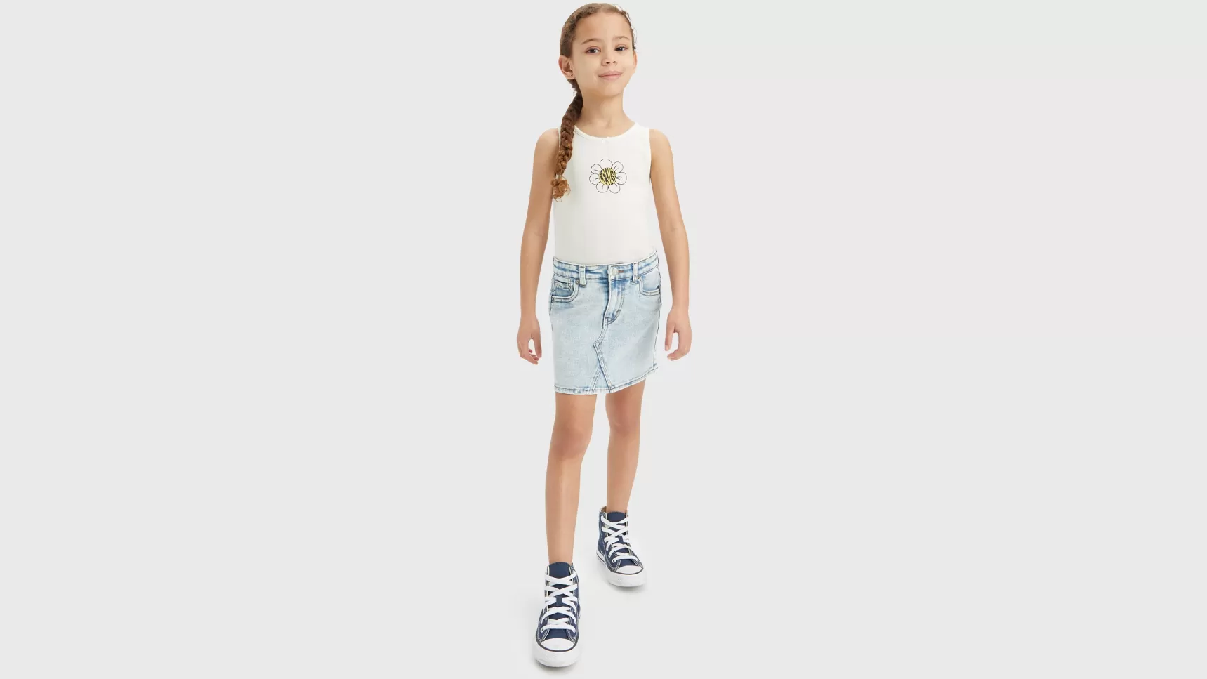 Discount Denim Rok Met Hoge Taille Kinderen Peuter & Kids