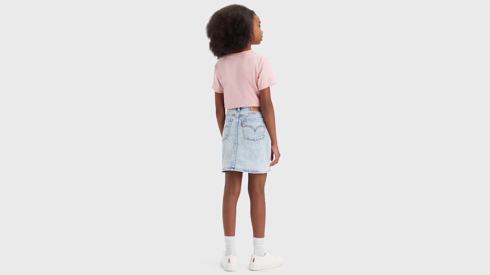 New Denim Rok Met Hoge Taille Kinderen Tiener