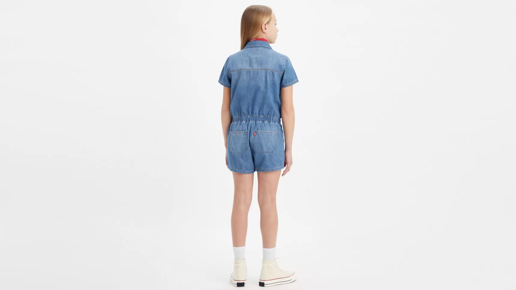 Outlet Denim Romper Kinderen Tiener