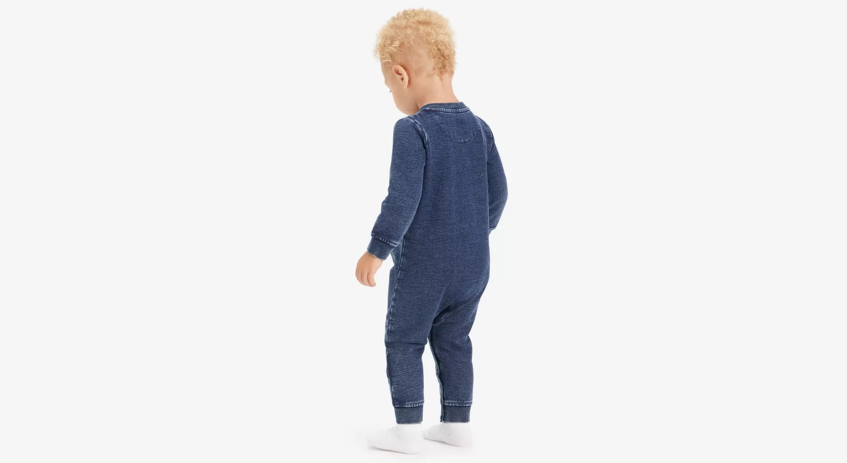 Shop Dye Coverall Van Sweatstof Voor Baby'S Kinderen Baby