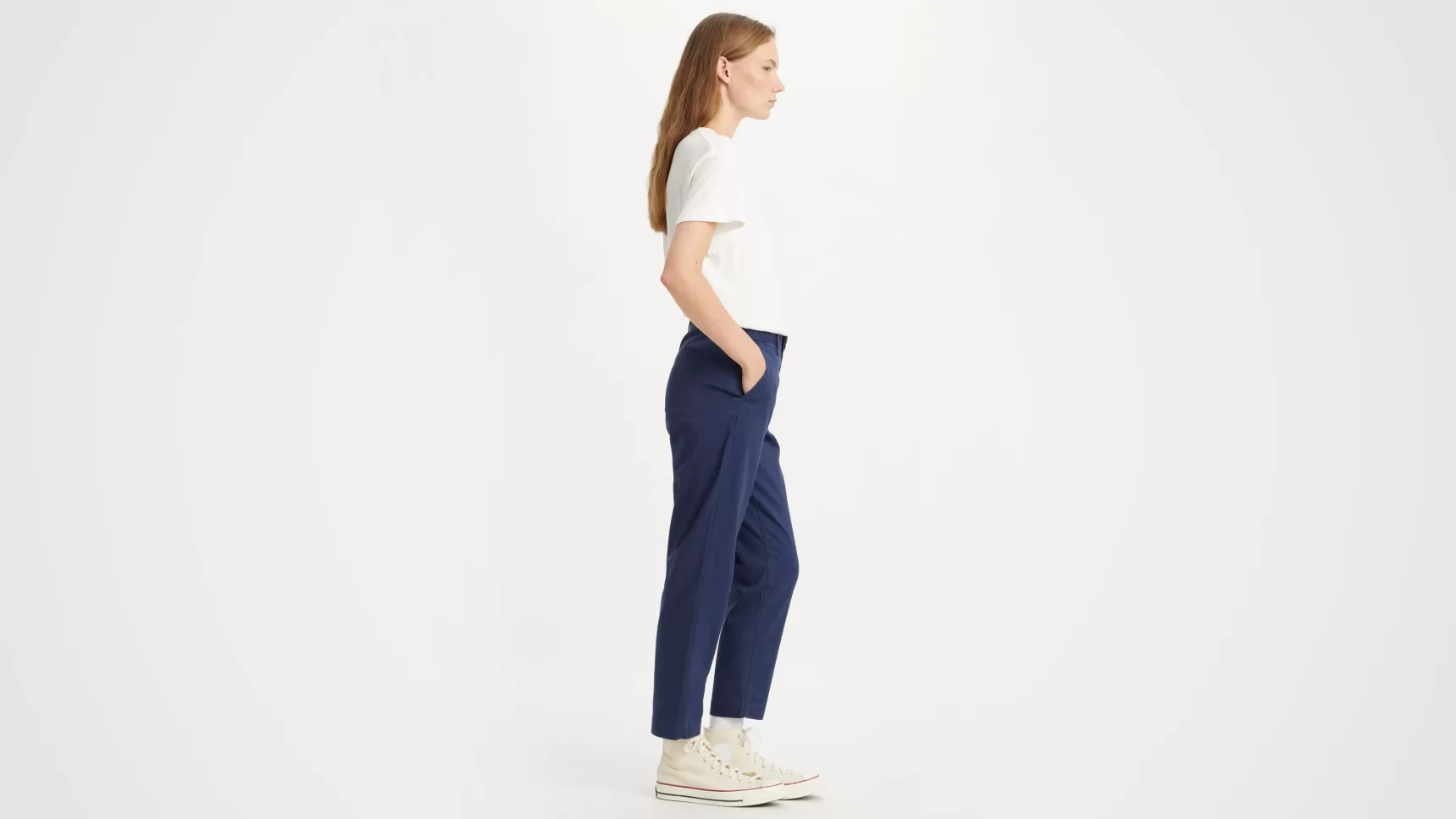 Fashion Essentiele Chino Broek Dames Broeken