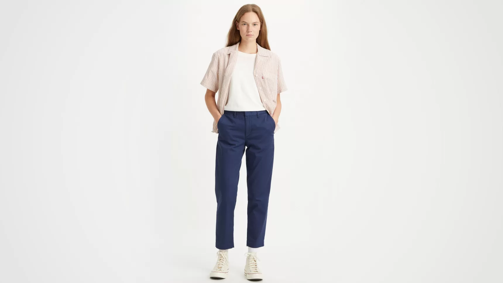 Fashion Essentiele Chino Broek Dames Broeken