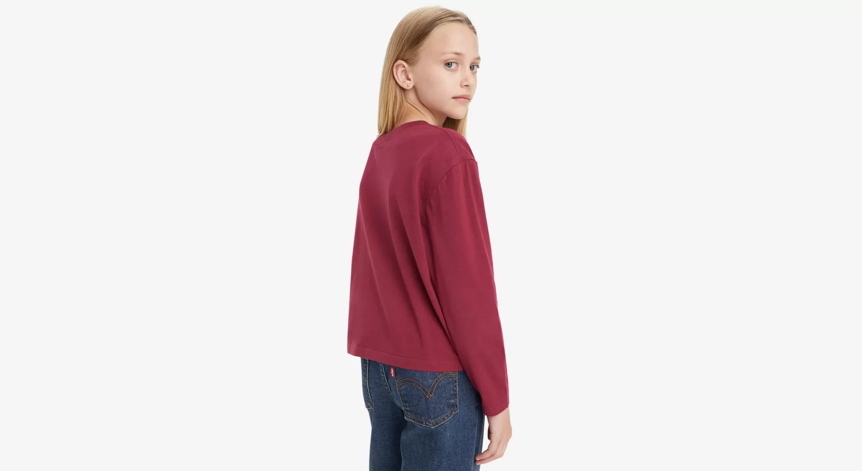 Hot Glitter Batwing T-Shirt Met Lange Mouwen Voor Tieners Kinderen Tiener