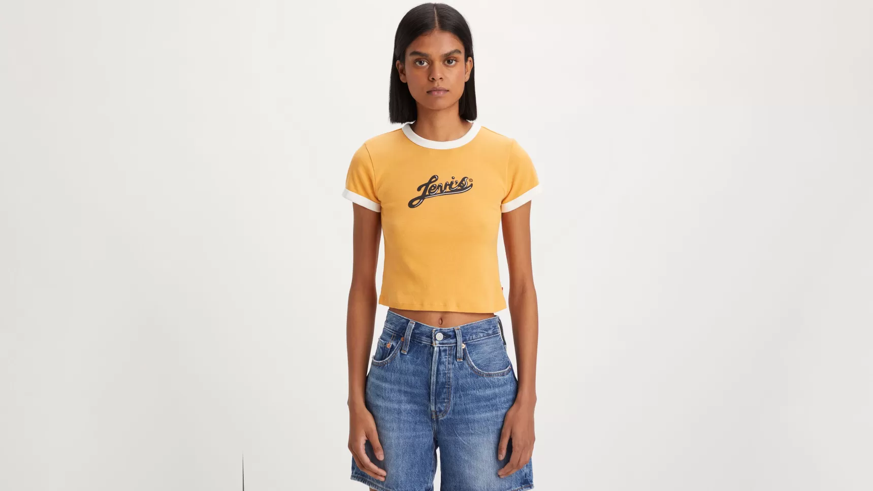 Discount Graphic Ringer Mini-T-Shirt Dames Tops & T-Shirts