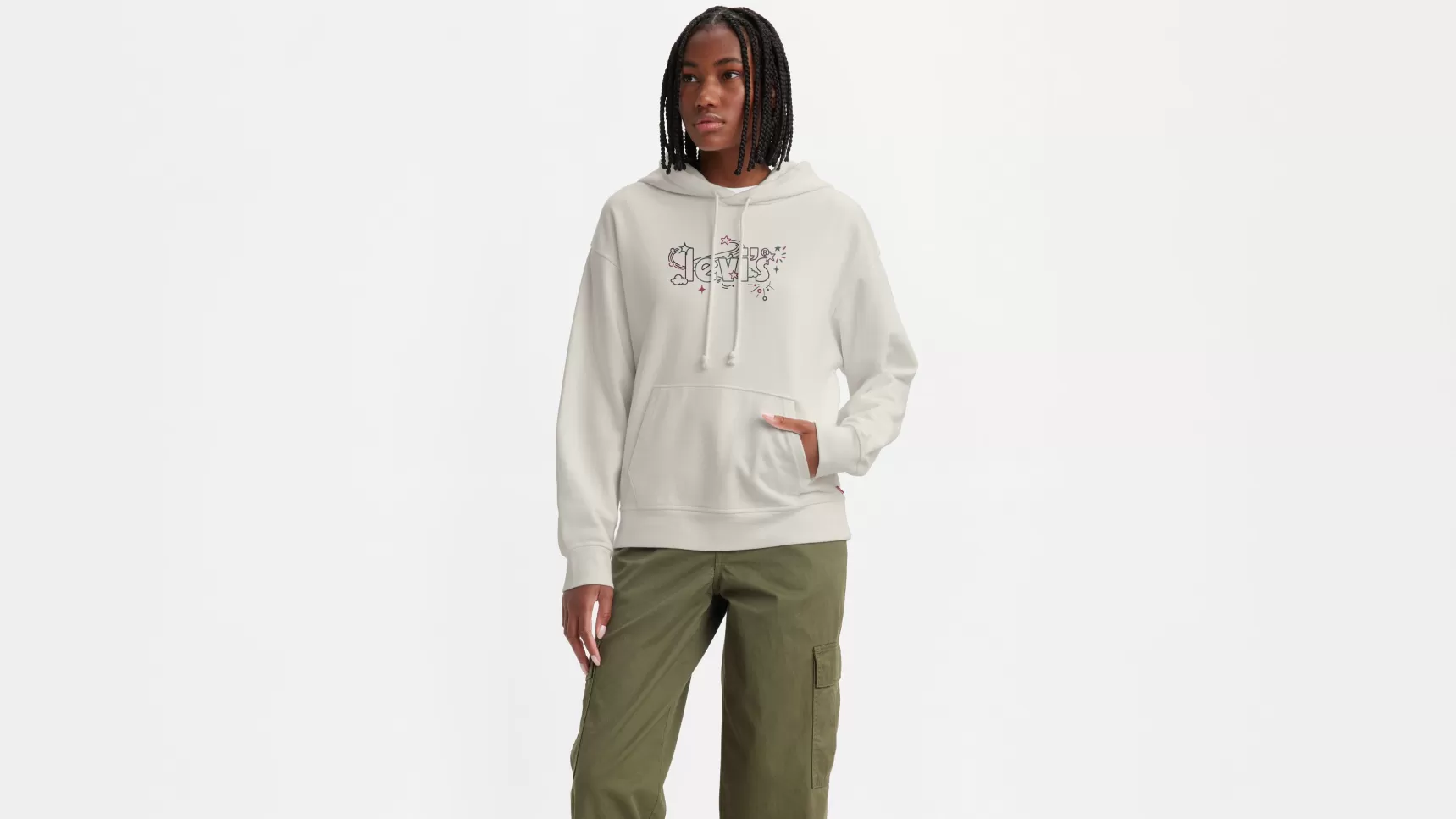 Clearance Graphic Standard Hoodie Dames Truien & Sweaters