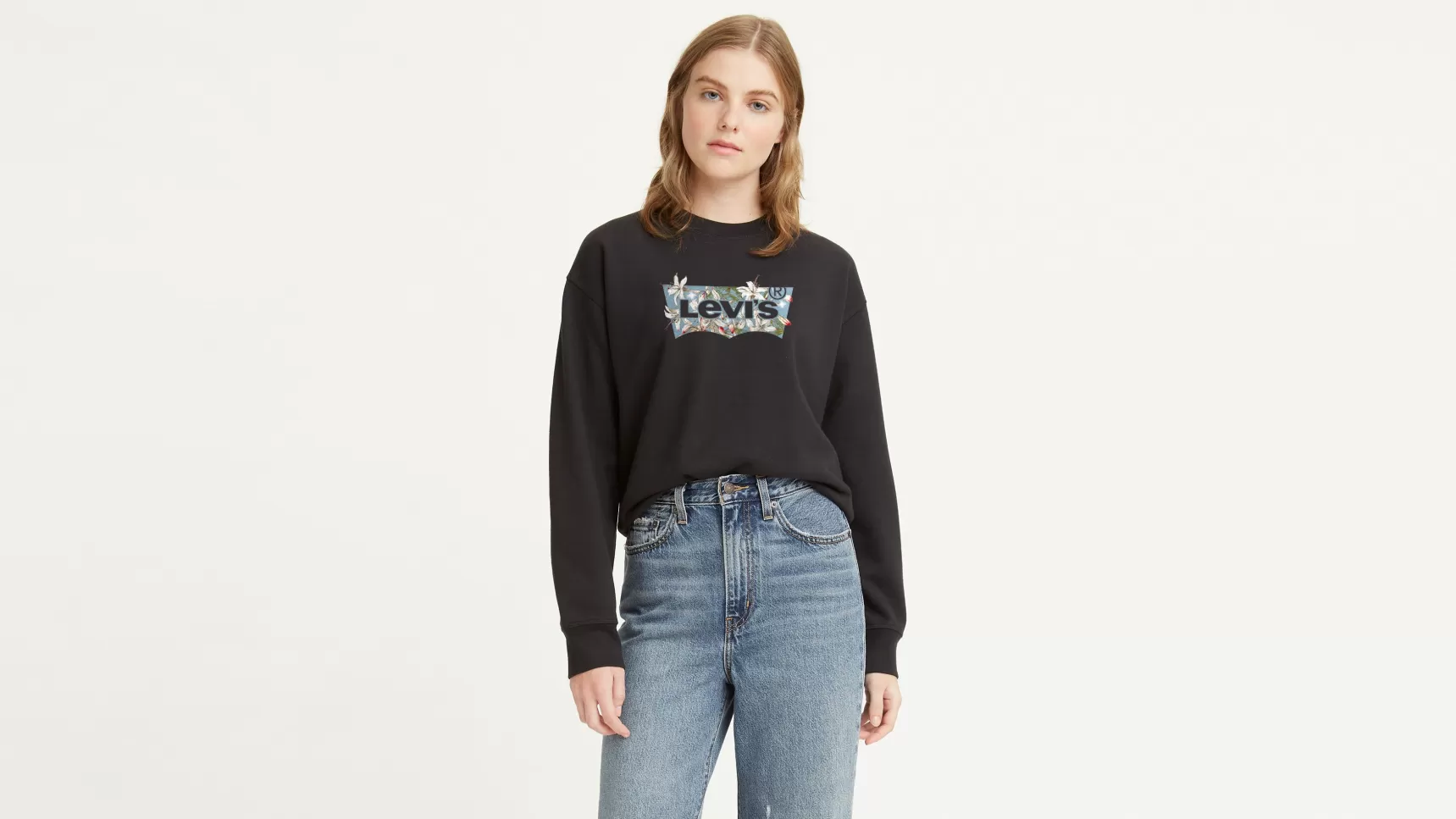 Cheap Graphic Standard Sweatshirt Met Ronde Hals Dames Truien & Sweaters